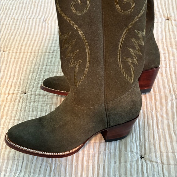 City Boots ‘Marathon’ in Green Suede - Size 9 - Picture 10 of 11